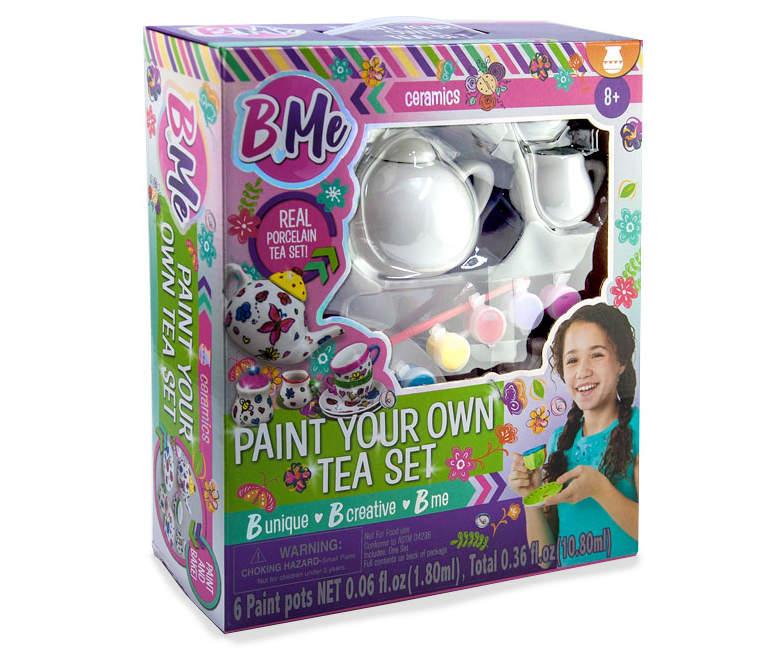 B Me Paint You Own Tea Set