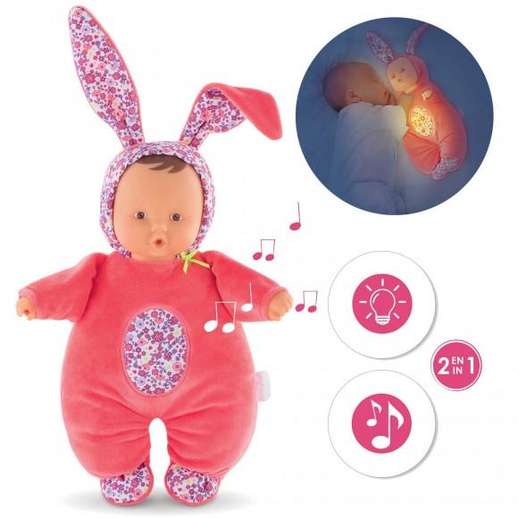 Babibunny Nightlight Floral Blue Corolle Doll