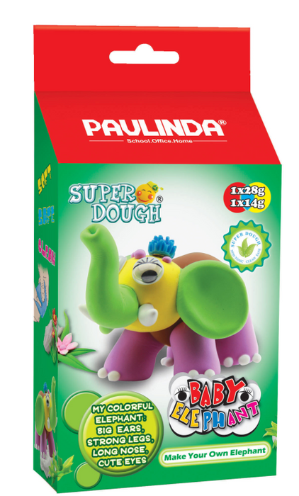 Baby Elephant SuperDough Purple