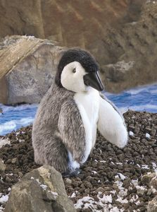 Baby Emperor Penguin Hand Puppet