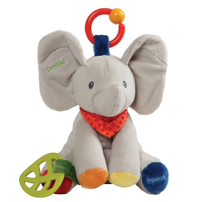 Baby GUND Flappy the Elephant Activity Toy for Educational Play Stuffed