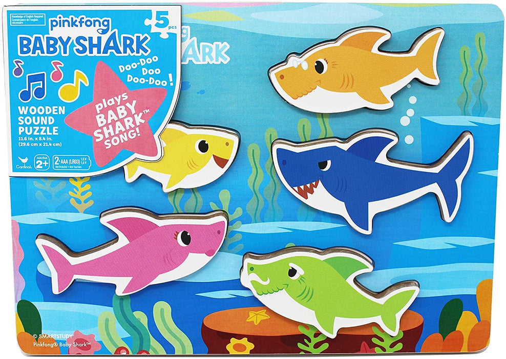 Baby Shark Wooden Sound Puzzle