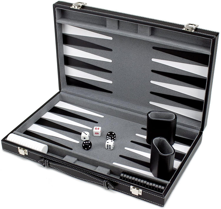 Backgammon Leatherette Case Game