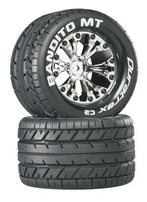 Bandito MT 2.8" Truck 2WD Mounted Rear Chrome (2)