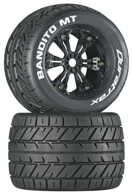 Bandito MT 3.8 Mounted Tires Black (2)