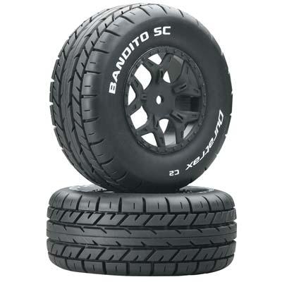 Bandito SC Tire C2 Mntd Losi Ten SCTE 4x4 (2)