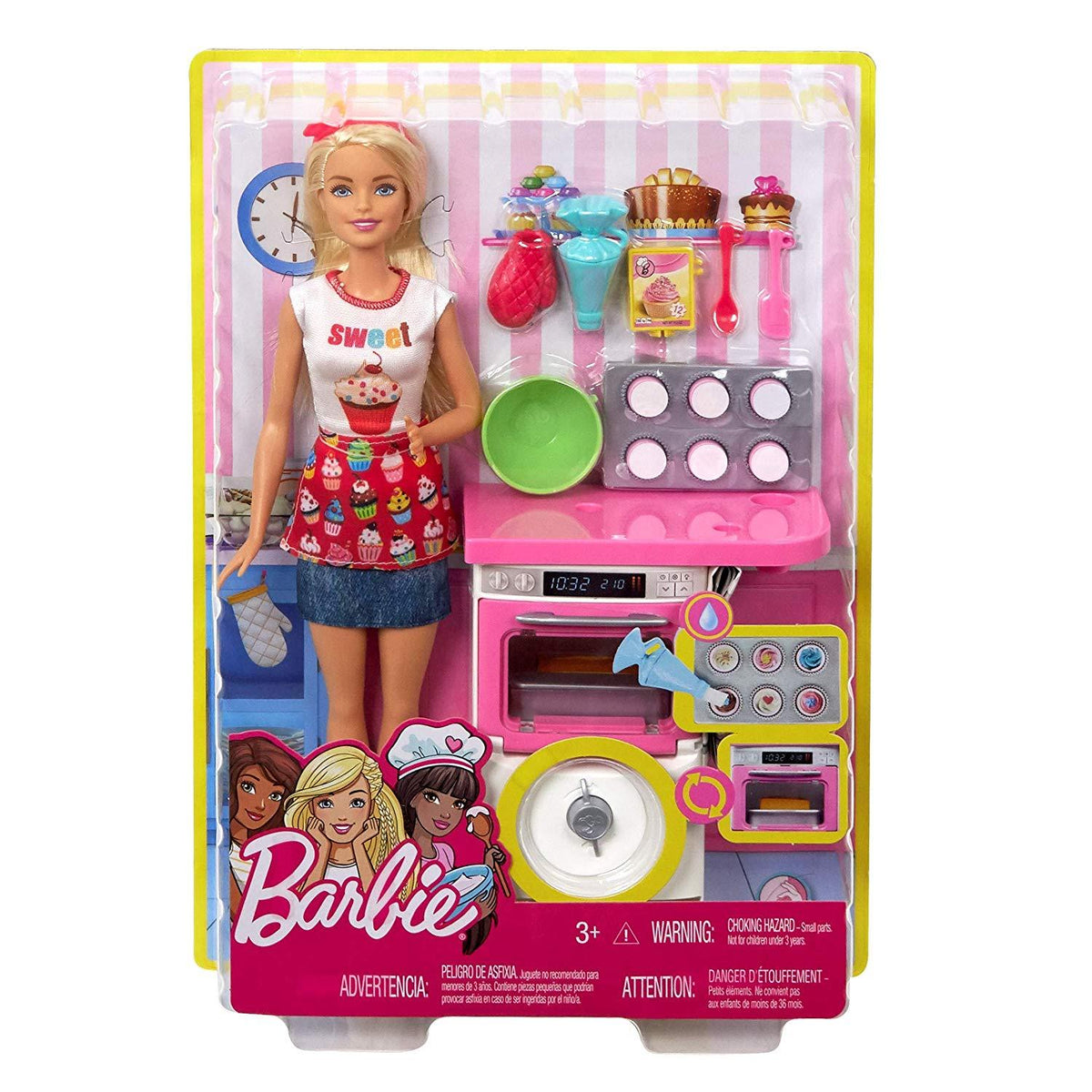 Barbie Cake Play Doh Barbie Kitchen Set Barbie Bakery Chef Doll And  Playset, Blonde — Adventure Hobbies Toys