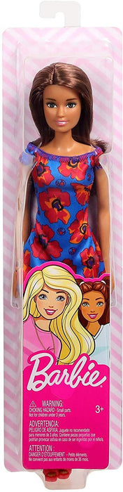 Barbie Brunette Floral Dress