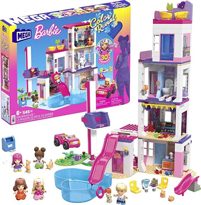 Barbie Color Reveal DreamHouse Mega Construx Set
