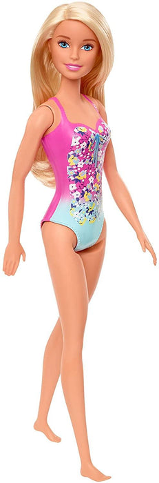 Barbie Doll, Blonde, Wearing Swimsuit, for Kids 3 to 7 Years Old