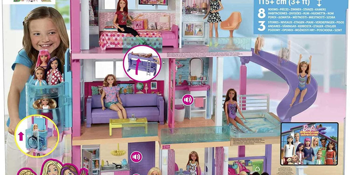 Sister Dream House Adventure Barbie Dream House With Elevator