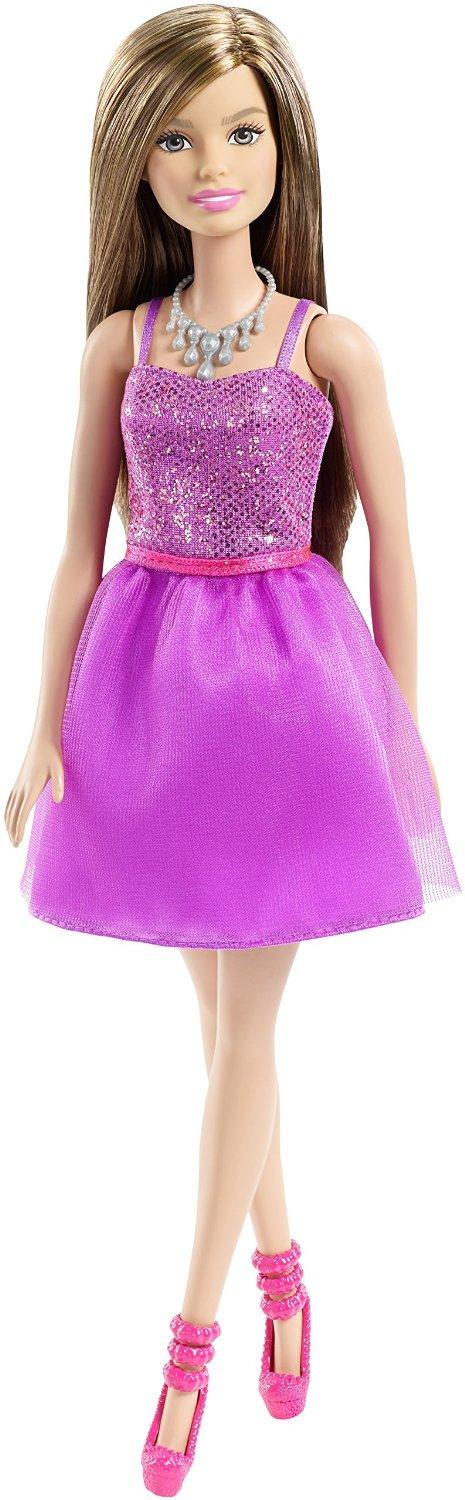 barbie in purple dress Glitz Doll-Brunette and — Adventure Hobbies & Toys 100% Cotton Straight Dress W-SS25-D2 More than just an Style:34