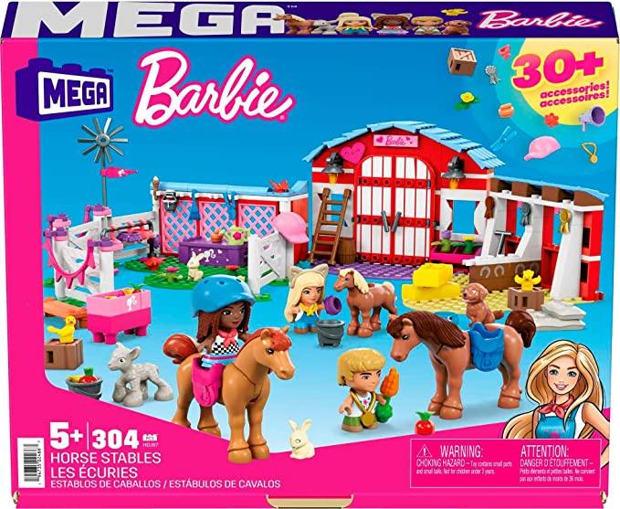Barbie Horse Stables Mega Bloks Set