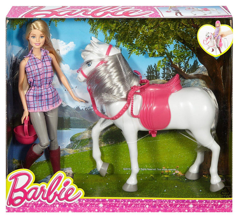 Barbie Loves Her Horses Doll with Horse