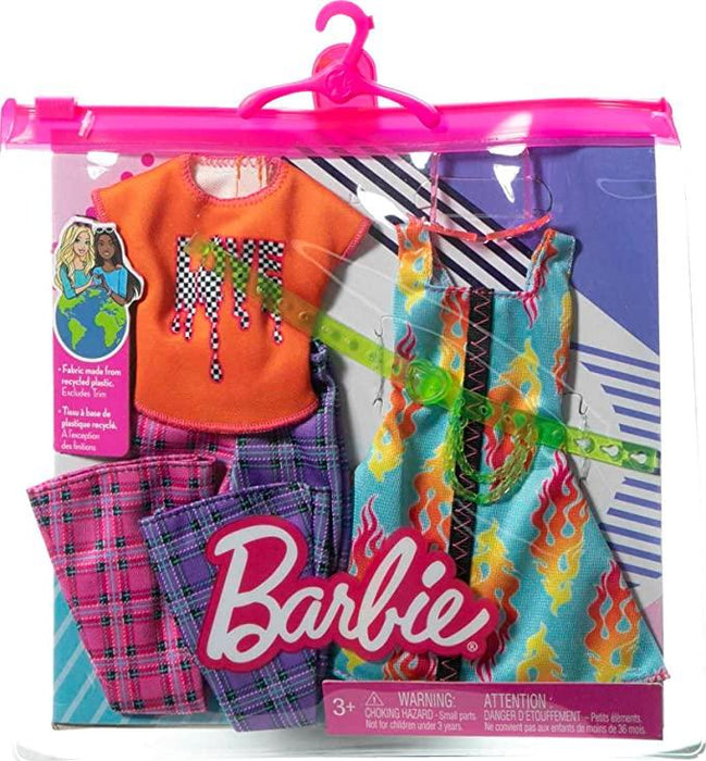 Barbie Outfit Flame Dress, Love Shirt