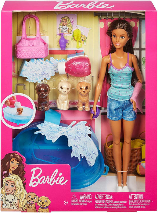 Barbie Pet Bath Playset Brunette
