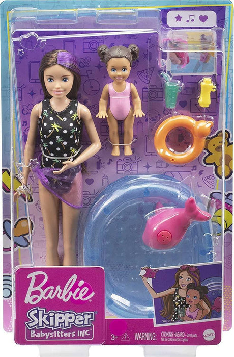 Barbie Skipper Babysitters Inc. Dolls & Playset with Babysitting Skipper Doll, Toddler Small Doll wi