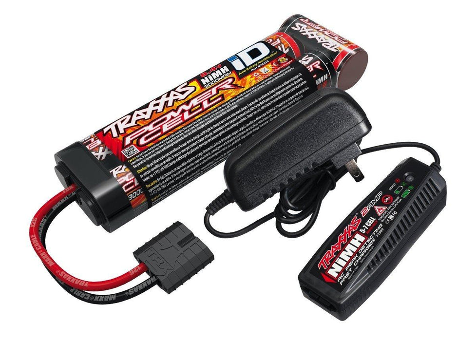Battery/charger completer flat pack 2-amp fast charger 8.4V NiMH Battery