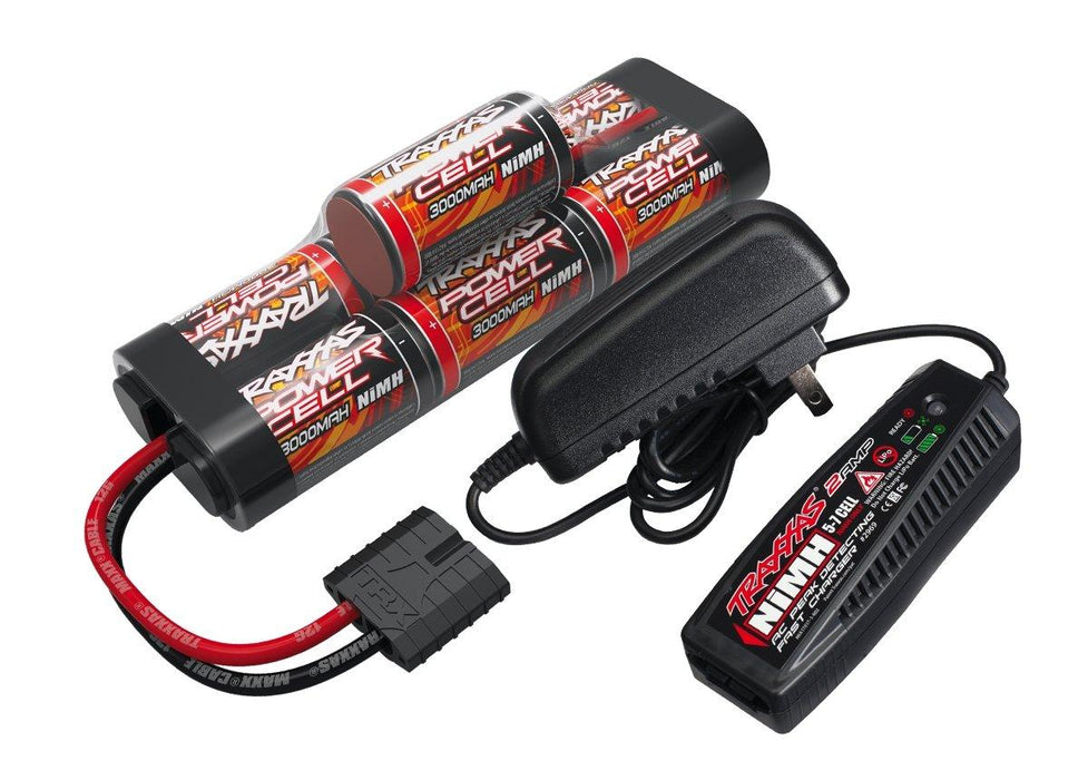 2984 Battery/charger completer pack 2-amp NiMH AC charger 3000mAh 8.4V 7-cell NiMH battery