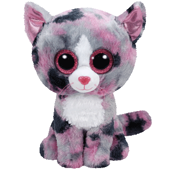 Beanie Boos Lindi the Purple/Grey Cat