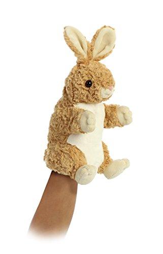 Betsy Bunny Puppet 10 inch Stuffed Animal by Aurora