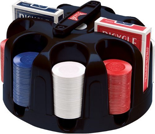 Bicycle Poker Card/Chip rack set