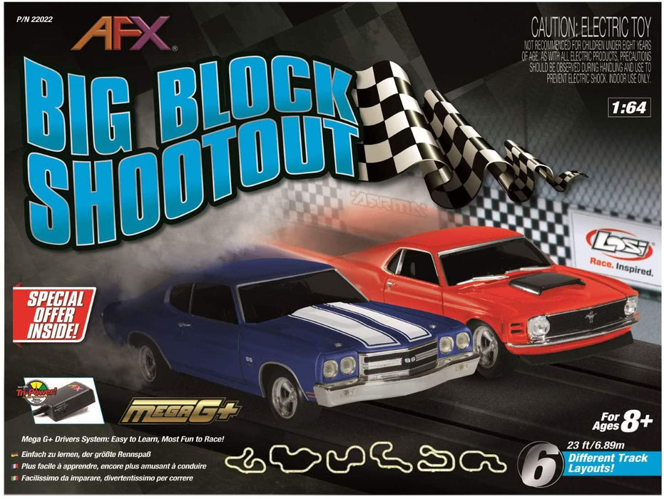 Big Block Shootout HO Racing Set