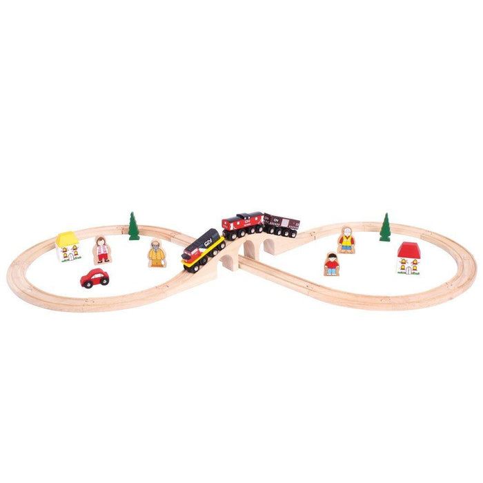 Bigjigs Rail Heritage Collection Canadian National Train Set