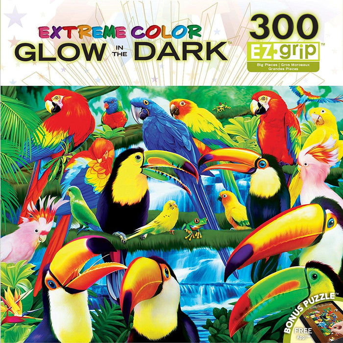 Bird Fiesta 300pc Glow in the Dark Puzzle