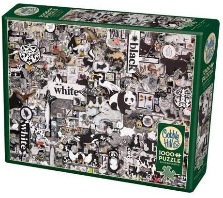 Black & White: Animals 1000pc Puzzle by Cobble Hill