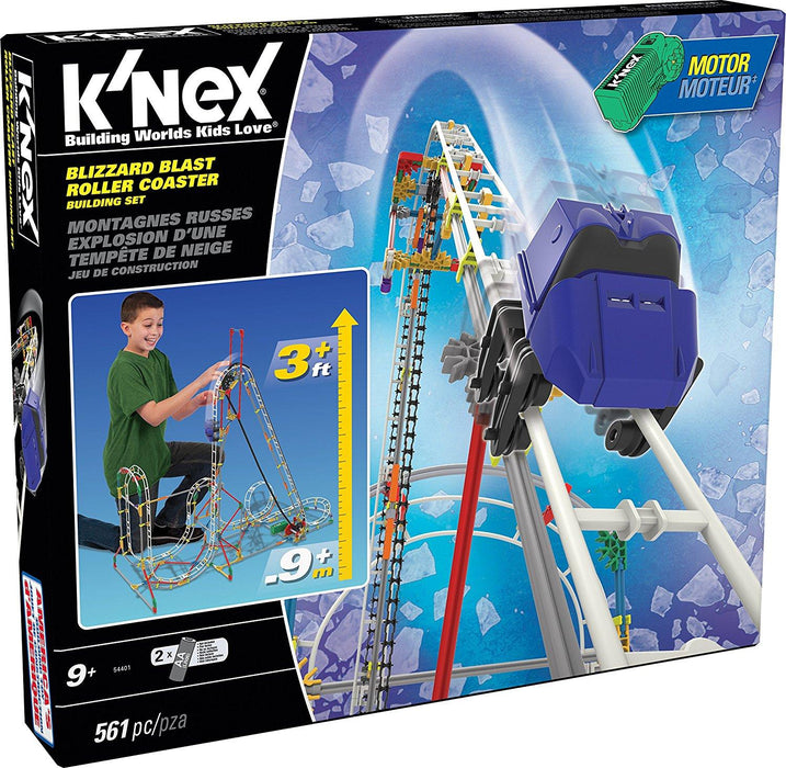 Blizzard Blast Roller Coaster Building Set  K'Nex