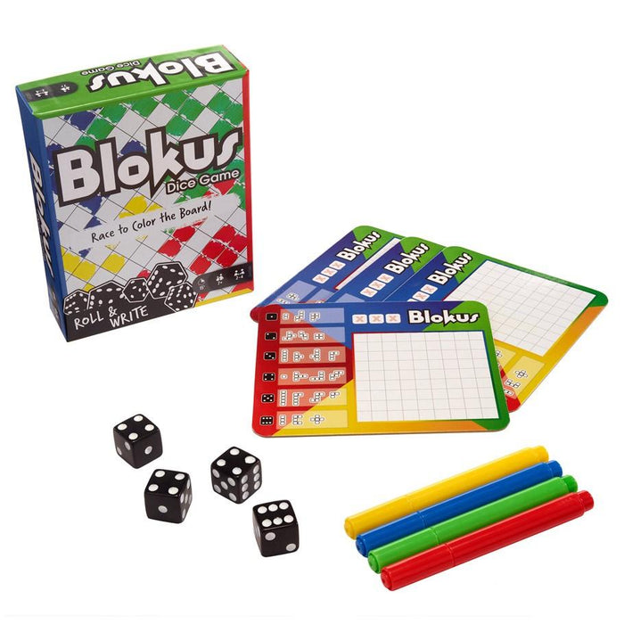 Blokus: Roll & Write Dice Game
