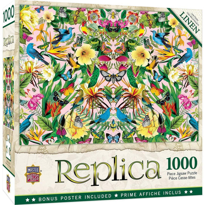 Blue Birds 1000pc Linen Puzzle