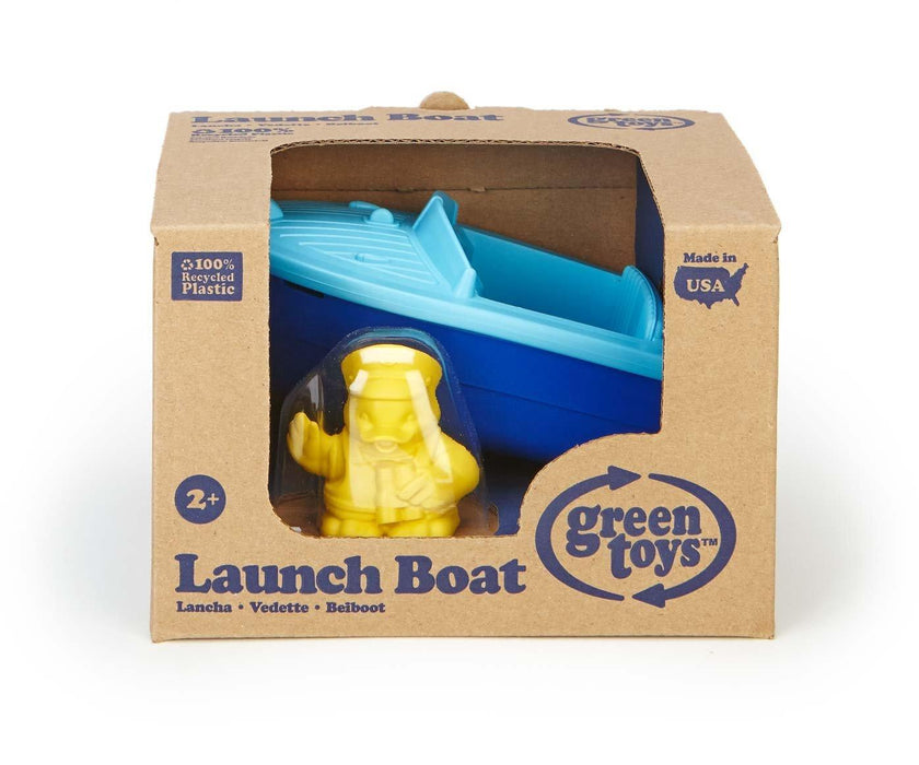 Blue Launch Sport Boat (great for water!  Pools or Tubs)