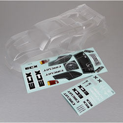 Body, Clear: 1:10 2wd Circuit