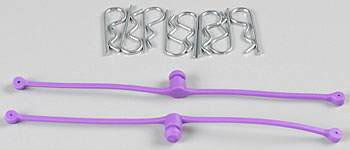 Body Klip Retainers,Purple