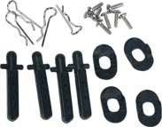 Body Mounts - Mammoth ST/ MMT/ XST 3-Hole Plastic (4)