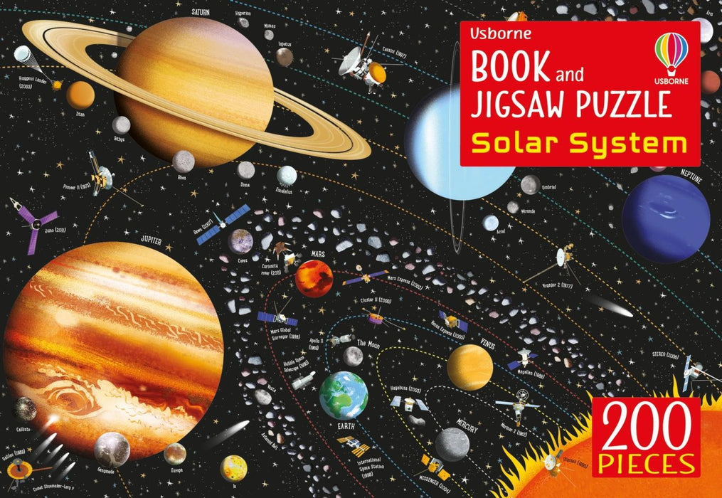 Book and Jigsaw The Solar System