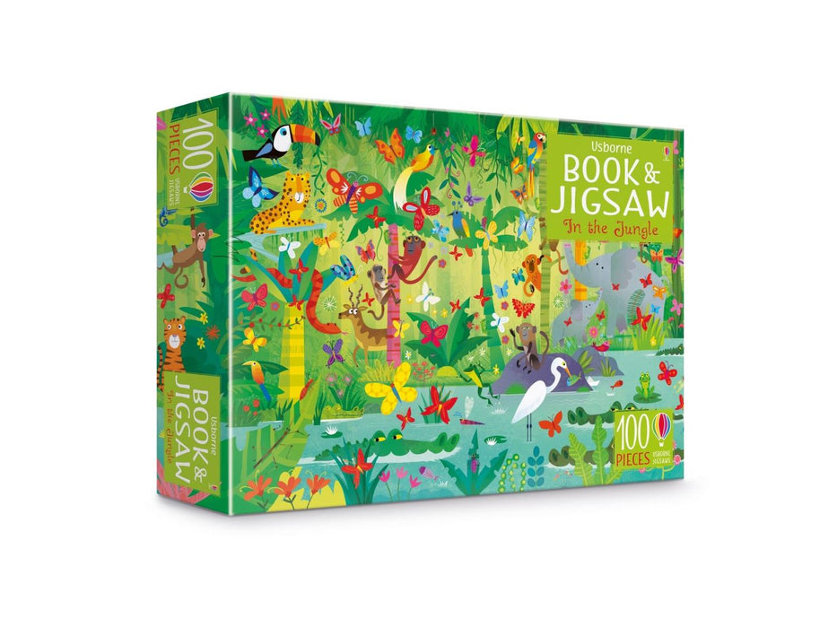 Book and Jigsaw in Jungle