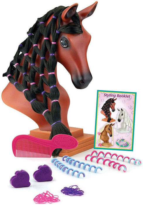 Breyer Horses Mane Beauty Horse Styling Head Blaze with Black Extra-Long Silky No Tangle Mane