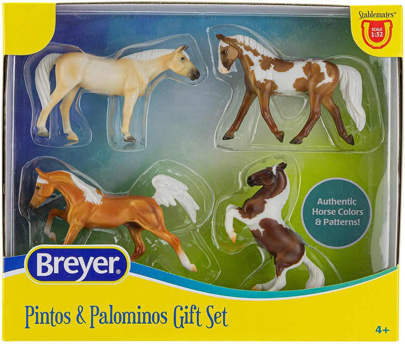 Breyer Horses Stablemates Pintos & Palominos Collection 4 Horse Set