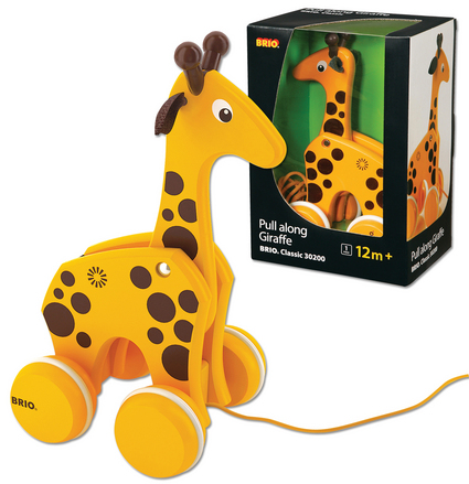 Brio Wooden Pull Along Giraffe