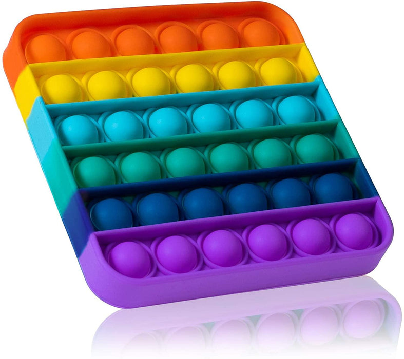 Bubble Poppers-5" Rainbow Square