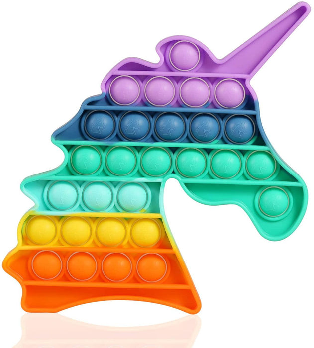 Bubble Poppers-6.25" Rainbow Unicorn