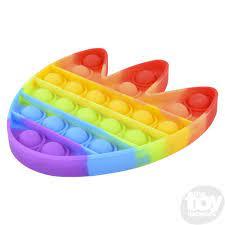 Bubble Poppers-Dino Paw Print-Rainbow