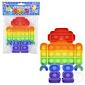 Bubble Poppers- 6.5" Rainbow Robot