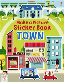 Build A Picture Town Sticker Book
