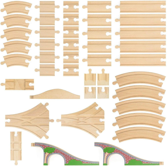 Bulk Wooden Track 42pcs