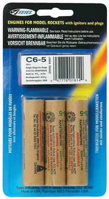 C6-5 Model Rocket Engine