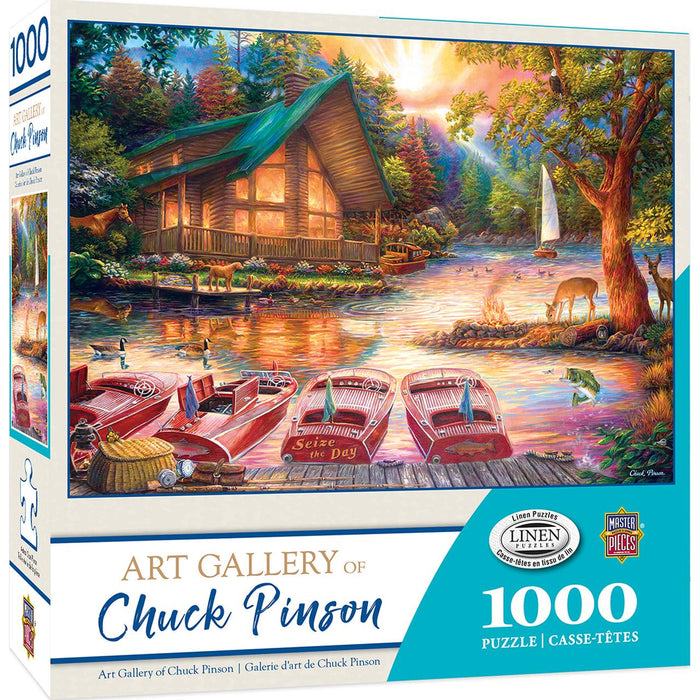 CHUCK PINSON GALLERY - SEIZE THE DAY 1000 PIECE JIGSAW PUZZLE